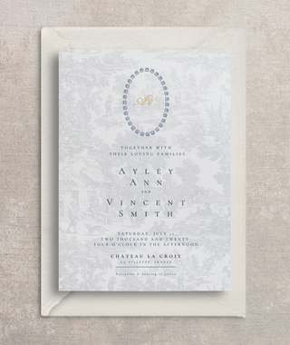 Toile de Jouy | Main Invitation